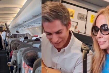 El video viral de Carlos Baute cantando en un avión durante una turbulencia