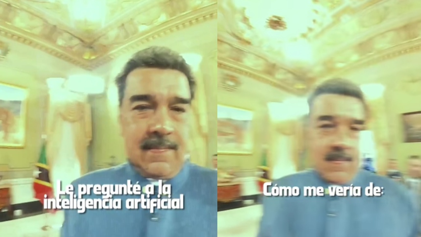 El video de Maduro que nadie vio venir, le preguntó a la inteligencia artificial como se vería en varias profesiones