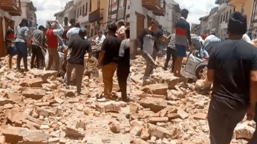 Angustiantes videos de sismo que sacudió a Ecuador este 18Mar