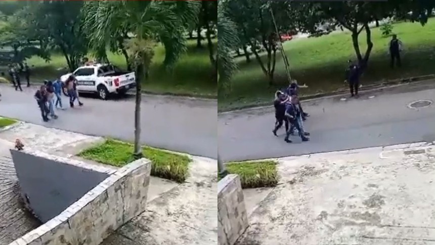 EN VIDEO: Robo terminó en intento de secuestro frustrado en Carabobo