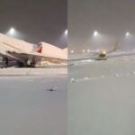 VIDEOS: Impresionantes nevadas causan caos en la ciudad alemana de Munich, cientos de vuelos y trenes suspendidos