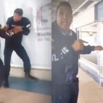 Filtran detalles sobre polémico video viral del jefe de la PNB que agrede a un subalterno