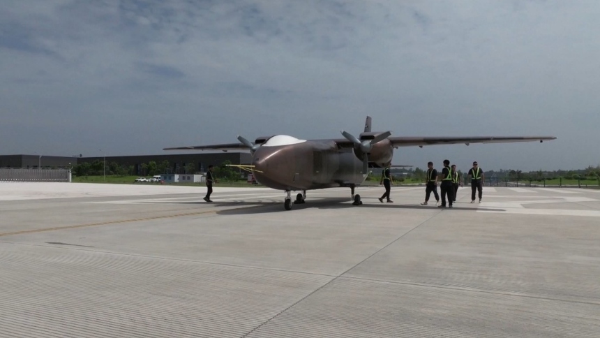 China completó, recientemente, el primer vuelo de prueba del mayor avión de carga no tripulado desarrollado en el país hasta la fecha. 