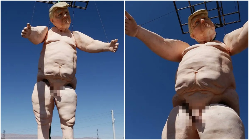 La reciente instalación de una estatua desnuda de Donald Trump en el desierto de Nevada ha generado una gran controversia y captado la atención de medios y ciudadanos por igual, cuando falta ya casi un mes exacto para las elecciones presidenciales de EEUU.  