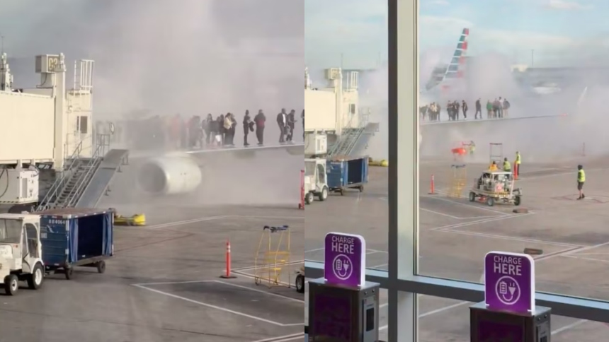 Un incidente alarmante tuvo lugar en el Aeropuerto Internacional de Denver (EEUU), cuando un avión de American Airlines con 178 personas a bordo tuvo que ser evacuado debido a un incendio en uno de sus motores.  